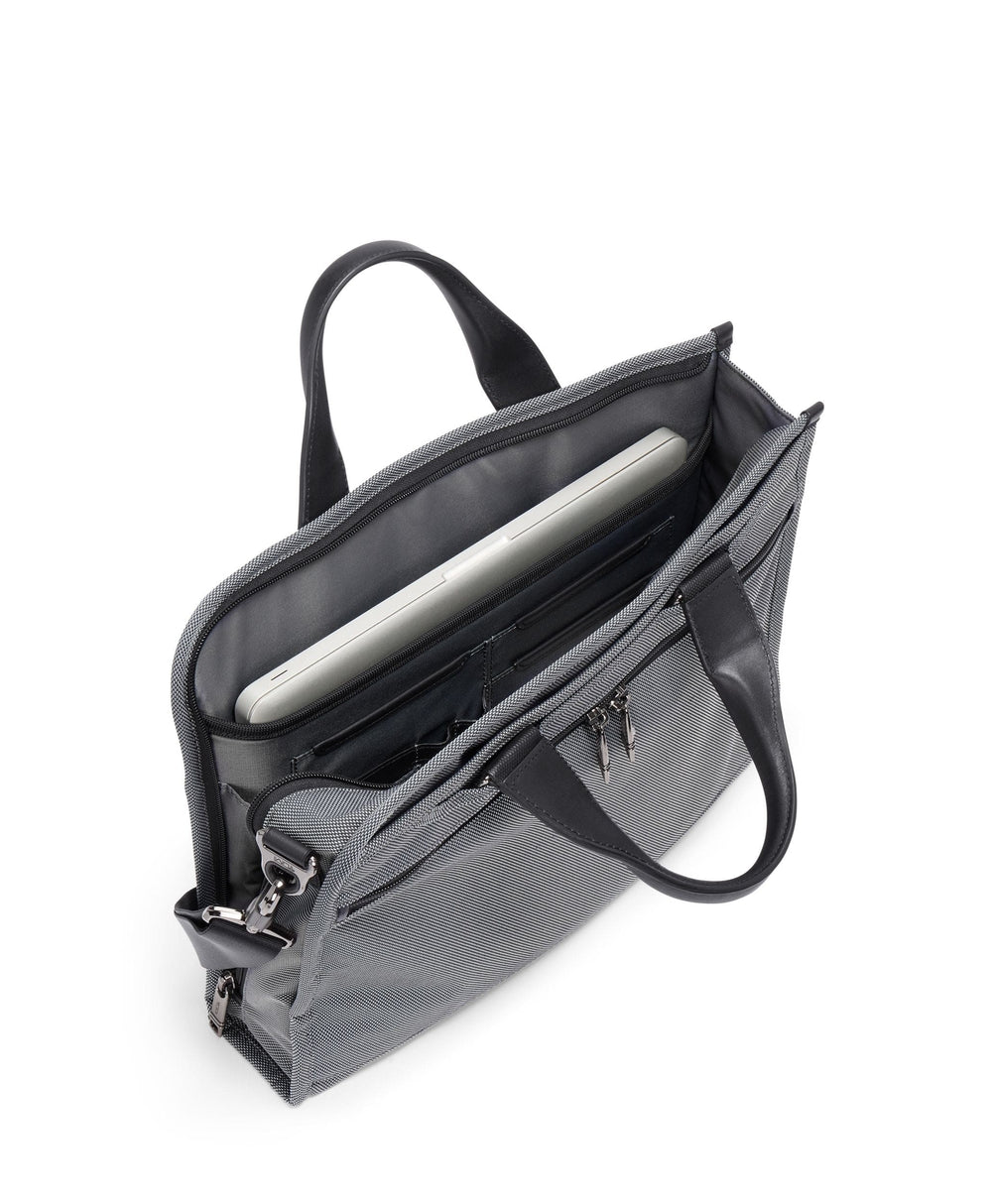 Slim Deluxe Portfolio TUMI UAE Alpha X 13 inch bag 14 inch bag 15 inch bag 16 inch bag Alpha alpha x Back To School Bags BIS Briefcases business color_grey field-product for him fw23 gifting monogrammable New collection new collection bags Portfolios Recyled fabric bag