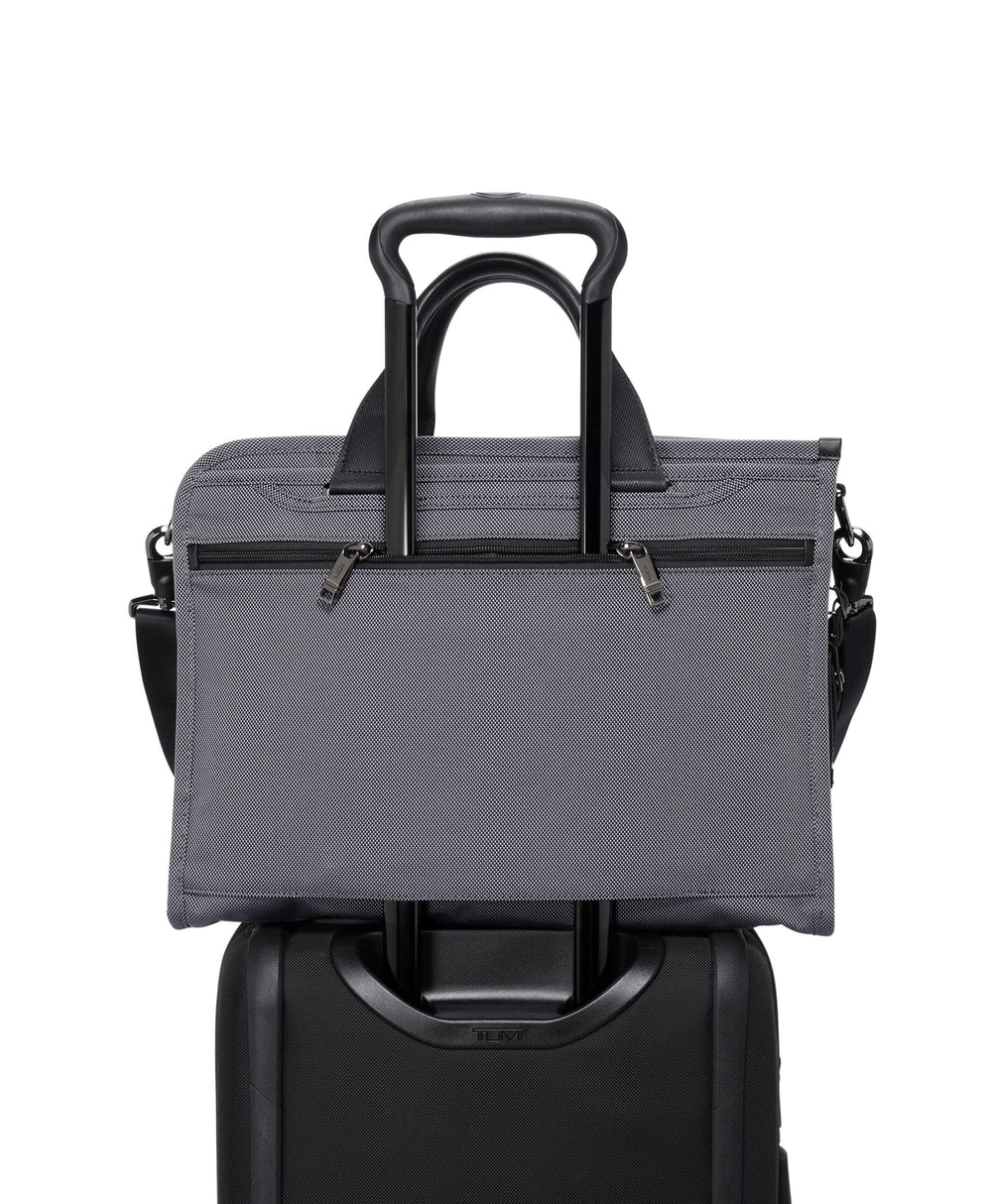 Slim Deluxe Portfolio TUMI UAE Alpha X 13 inch bag 14 inch bag 15 inch bag 16 inch bag Alpha alpha x Back To School Bags BIS Briefcases business color_grey field-product for him fw23 gifting monogrammable New collection new collection bags Portfolios Recyled fabric bag
