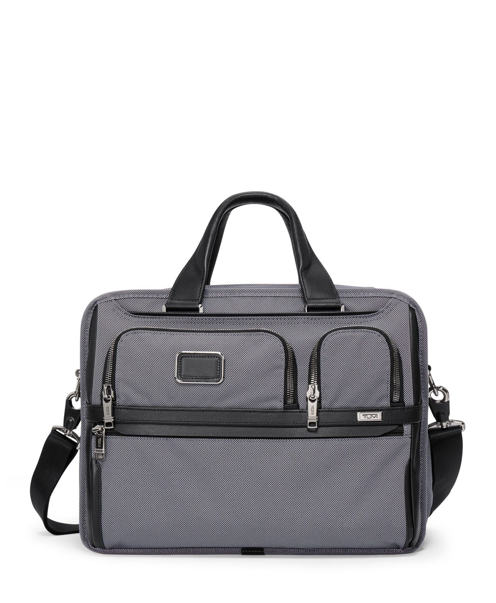 Expandable Organizer Laptop Brief TUMI UAE Alpha X 13 inch bag 14 inch bag 15 inch bag Alpha alpha x augustbest Back To School Bags BestAugust BIS Briefcases business color_grey field-product for him fw23 gifting laptop bags monogrammable New collection new collection bags Recyled fabric bag