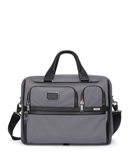 Expandable Organizer Laptop Brief TUMI UAE Alpha X 13 inch bag 14 inch bag 15 inch bag Alpha alpha x augustbest Back To School Bags BestAugust BIS Briefcases business color_grey field-product for him fw23 gifting laptop bags monogrammable New collection new collection bags Recyled fabric bag
