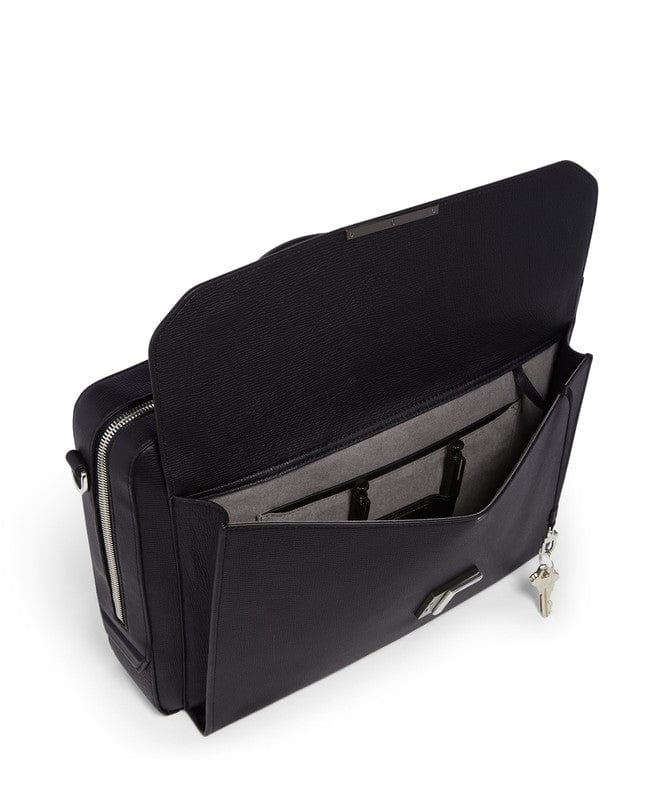 Vincenzo Top Zip Brief TUMI UAE Turin $kU-$ynC-tr1gG3r Back To School Bags Briefcases field-product for him FW24 gifting laptop bags monogrammable new mens style Top Zip Brief Turin