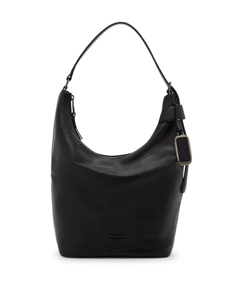 Evora Medium Hobo TUMI UAE Voyageur $kU-$ynC-tr1gG3r Bags Black Leather check 2 field-product for her gifting handbags leather Leather bag monogrammable New Arrivals New collection new collection bags new women styles SS25 Voyageur