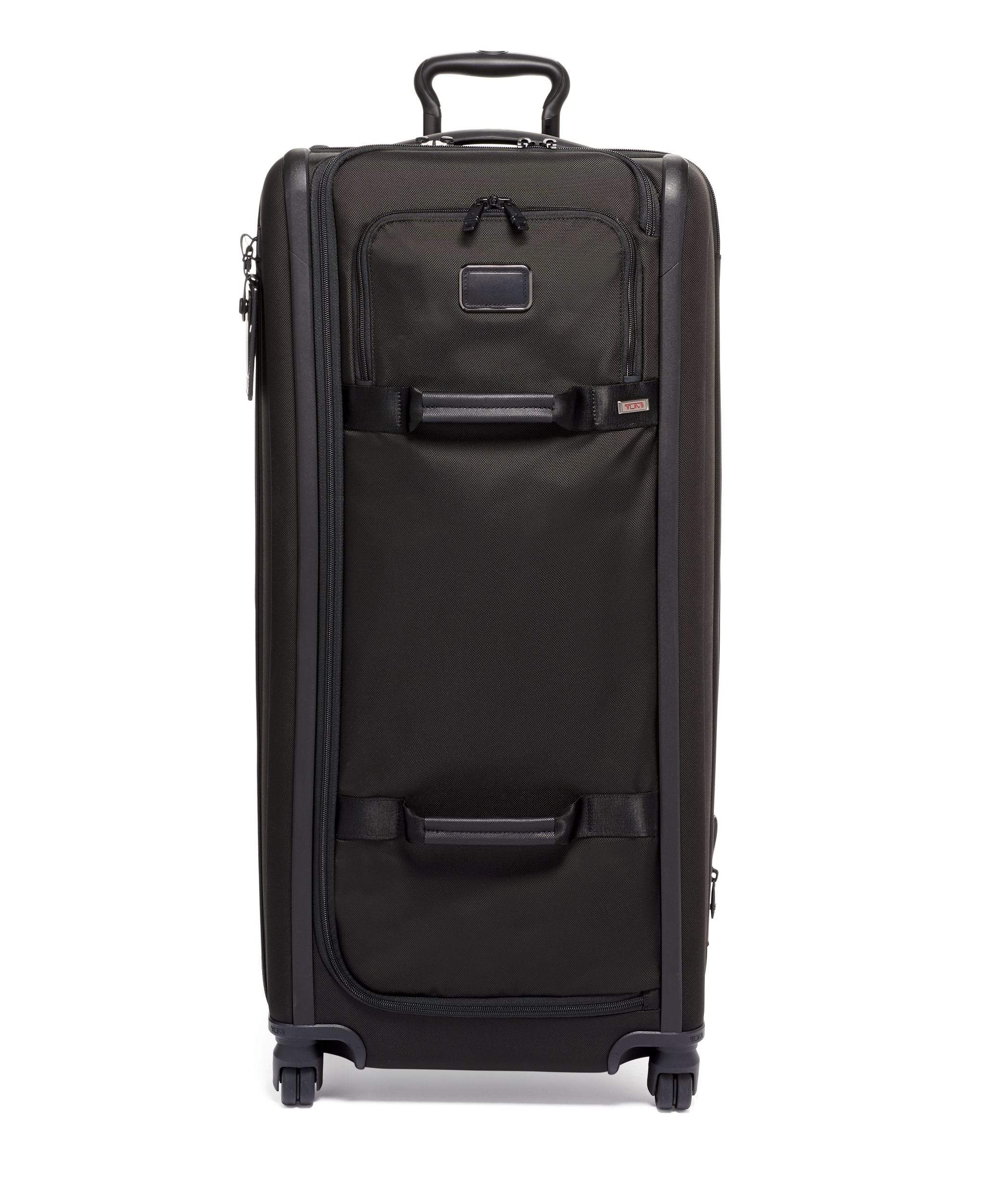 Tall 4 Wheeled Duffel Packing Case TUMI UAE Alpha 3 $kU-$ynC-tr1gG3r Alpha Alpha 3 augustbest BestAugust BestOCT bestsept BIS Checked Luggage color_black field-product Full Priced Luggage monogrammable premium gifts softside worldwide