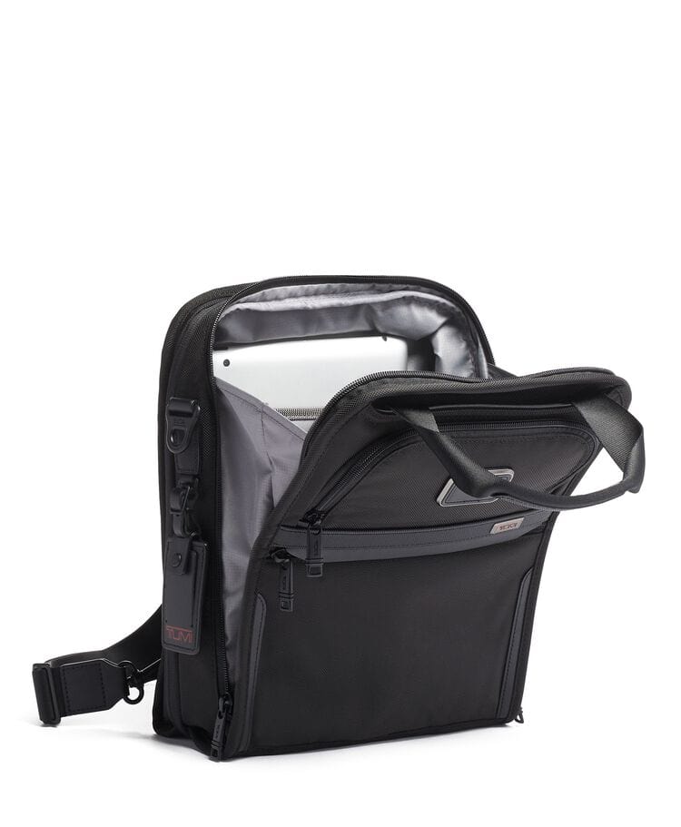 Medium Travel Tote TUMI UAE Alpha 3 $kU-$ynC-tr1gG3r 13 inch bag Alpha Alpha 3 augustbest Bags Ballistic Nylon Bag Best Selling Bags BestAugust BestOCT BIS color_black commuter gifts cross-body bags Crossbodies Crossbody Father's Day Fathers_Day field-product for her Full Priced gifting monogrammable Ramadan2024 Slings Totes TUMI Totes women-collection-cat