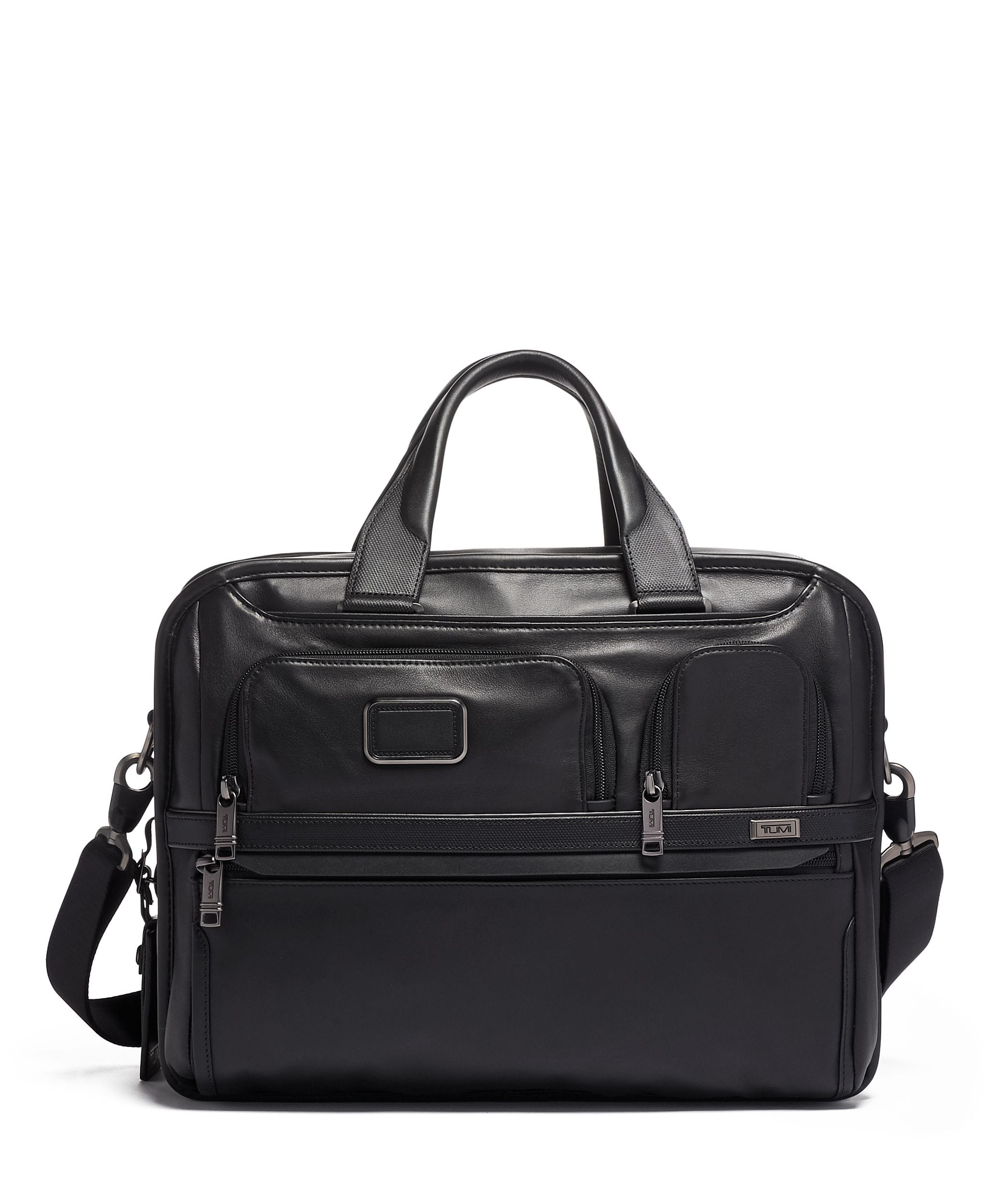 Expandable Organizer Laptop Brief Leather TUMI UAE Alpha 3 $kU-$ynC-tr1gG3r 13 inch bag 14 inch bag 15 inch bag Alpha Alpha 3 augustbest Back To School Bags best sellers Best Selling Bags BestAugust BestOCT BIS Black Leather Briefcases business color_black commuter gifts field-product for him Full Priced gifting Graduation Gifts laptop bags leather Leather bag monogrammable premium gifts Ramadan2024