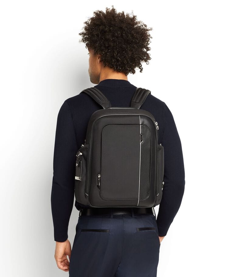Larson Backpack TUMI UAE Arrivé $kU-$ynC-tr1gG3r Arrivé Back To School Backpack Backpacks BestOCT BIS business color_black Compact Backpack field-product fit14 fits13 for him Full Priced gifting Graduation Gifts Laptop Backpacks monogrammable premium gifts recycled fabric Travel Backpacks