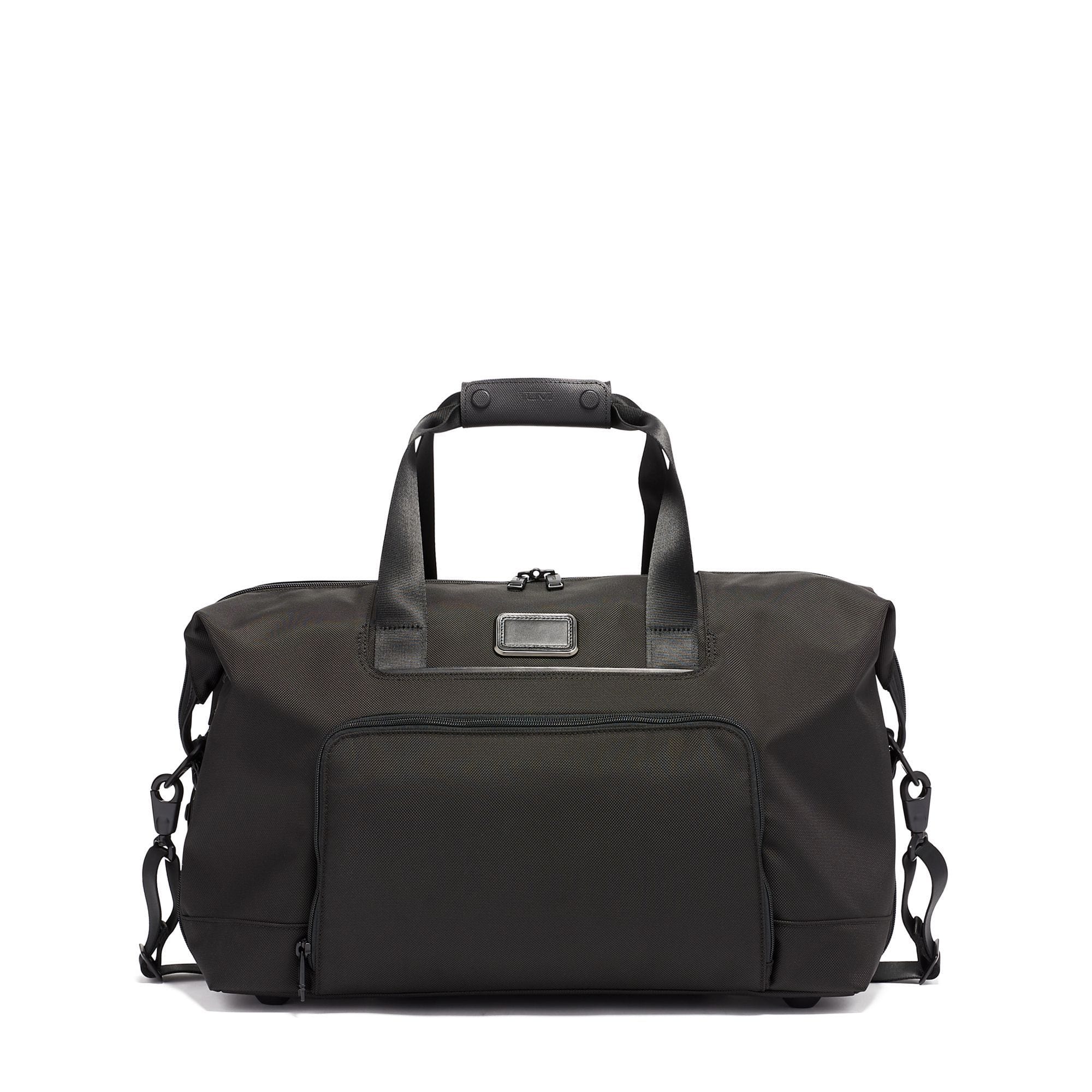Double Expansion Travel Satchel TUMI UAE Alpha 3 $kU-$ynC-tr1gG3r Alpha Alpha 3 augustbest Bags Ballistic Nylon Luggage BestAugust BestJuly BestOCT bestsept BIS Carry-On Luggage color_black Duffels field-product Full Priced gifting monogrammable