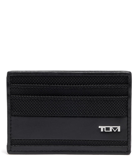 Slim Card Case TUMI UAE Alpha $kU-$ynC-tr1gG3r Accessories Alpha BestOCT BIS Card Cases color_black for him Full Priced gifting Wallets & Card Holders