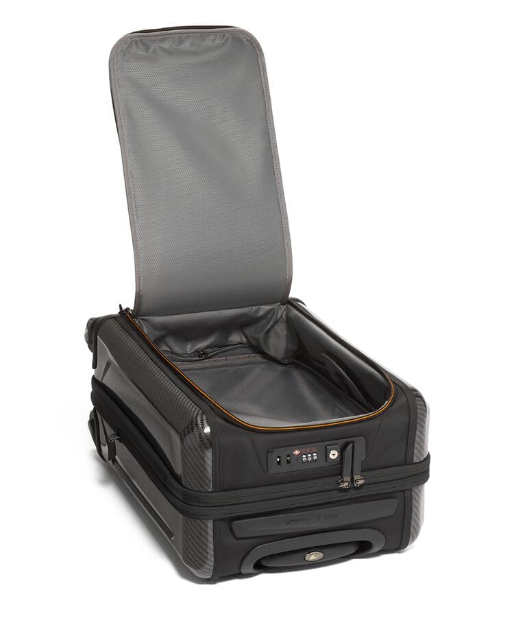 Aero International Expandable 4 Wheeled Carry-On TUMI UAE TUMI I McLaren $kU-$ynC-tr1gG3r BestOCT bestsept BIS Carry-On Carry-On Luggage color_black expandable field-product Full Priced hardsided international Luggage Mclaren monogrammable premium gifts