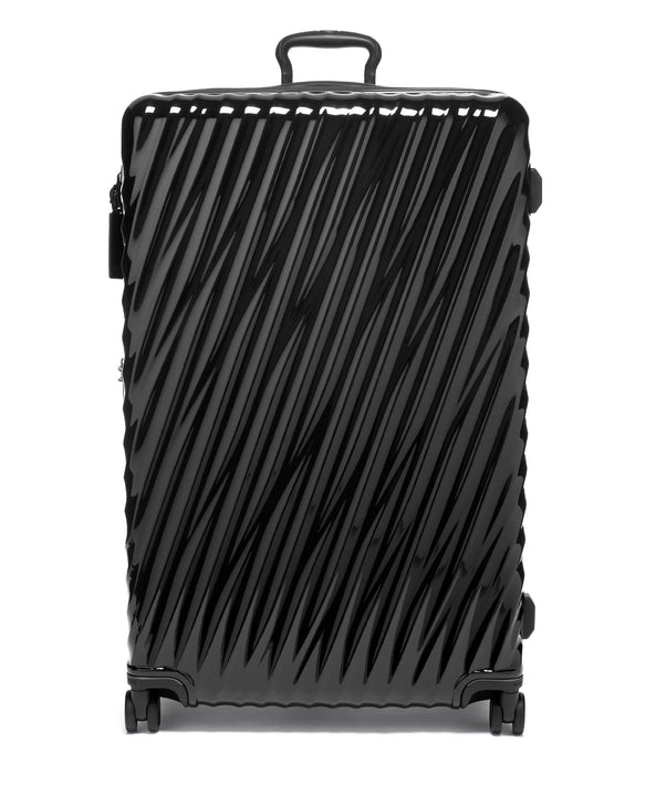 Worldwide Trip 4 Wheeled Packing Case TUMI UAE 19 Degree $kU-$ynC-tr1gG3r 19 + 19 19 Degree 19 Degree recycled BestJuly BestOCT BIS Checked Luggage color_black field-product hardside Luggage monogrammable recycled Recycled Polycarbonate Luggage Sustainable worldwide