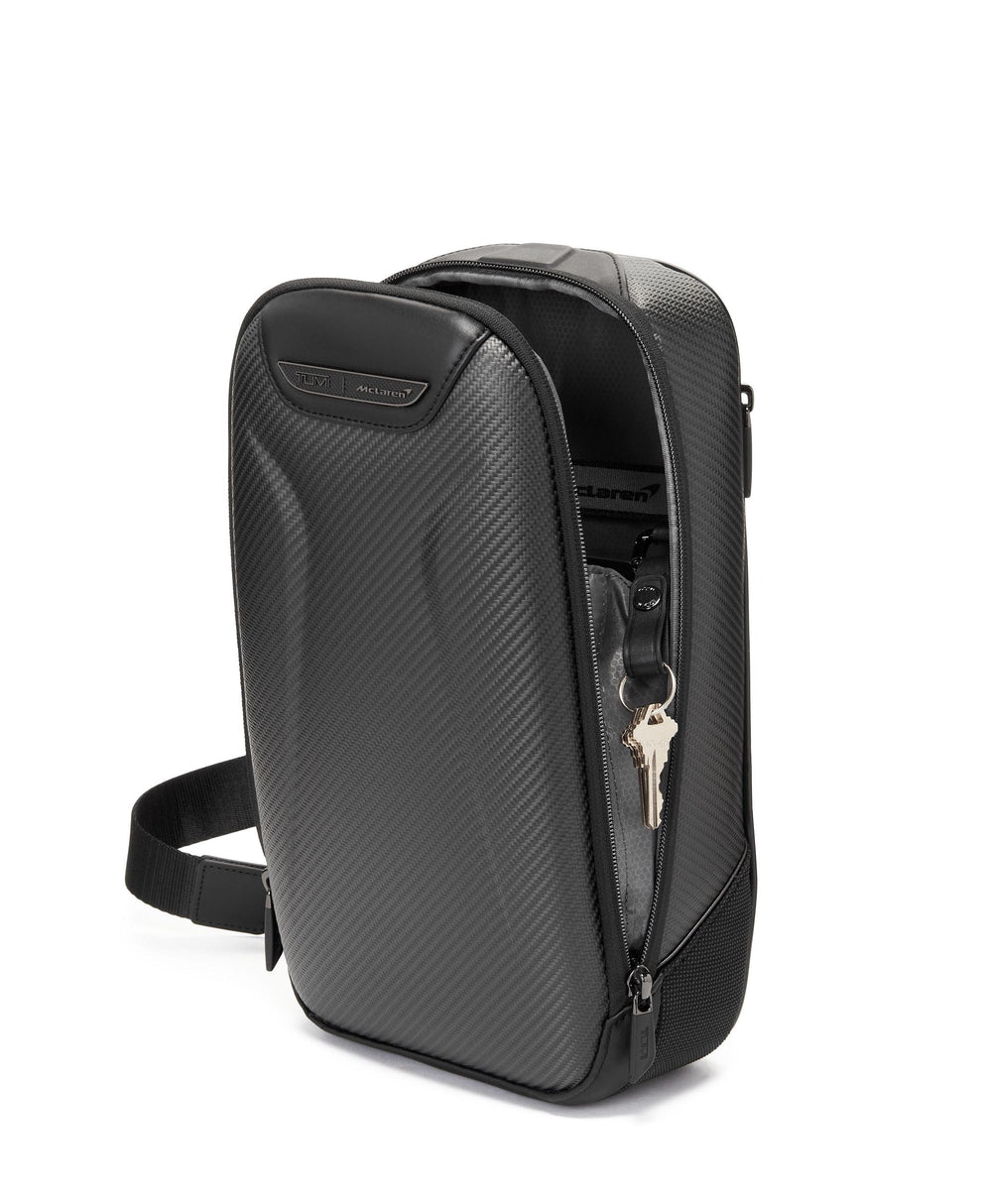 Torque Sling TUMI UAE TUMI I McLaren $kU-$ynC-tr1gG3r Bags BIS color_black color_grey F22 field-product May_24_Sale Mclaren monogrammable Recyled fabric bag Slings