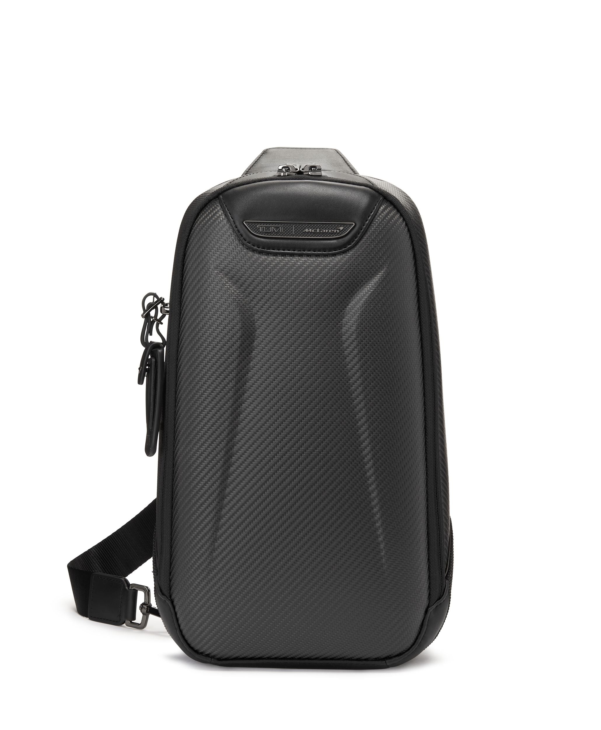 Torque Sling TUMI UAE TUMI I McLaren $kU-$ynC-tr1gG3r Bags BIS color_black color_grey F22 field-product May_24_Sale Mclaren monogrammable Recyled fabric bag Slings