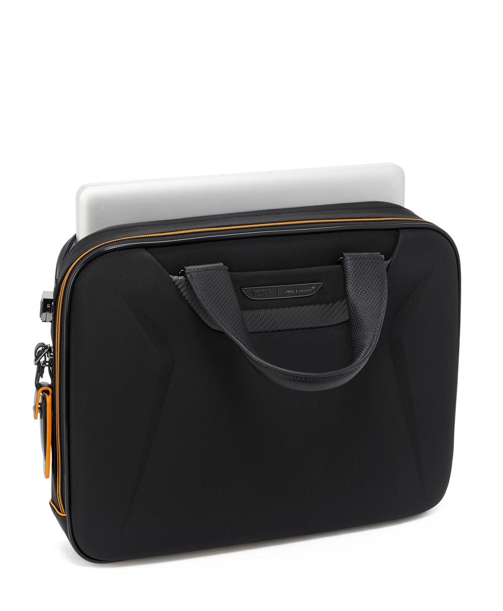 Axle Slim Brief TUMI UAE TUMI I McLaren $kU-$ynC-tr1gG3r 13 inch bag 14 inch bag Back To School Bags bestsept BIS Briefcases business color_black F22 field-product for him gifting Mclaren monogrammable Recyled fabric bag