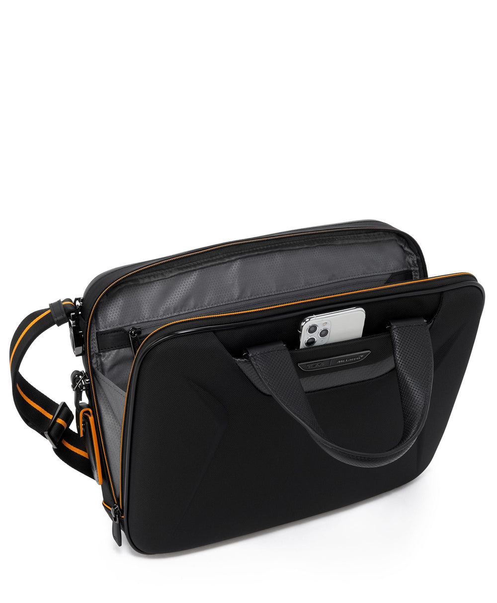 Axle Slim Brief TUMI UAE TUMI I McLaren $kU-$ynC-tr1gG3r 13 inch bag 14 inch bag Back To School Bags bestsept BIS Briefcases business color_black F22 field-product for him gifting Mclaren monogrammable Recyled fabric bag