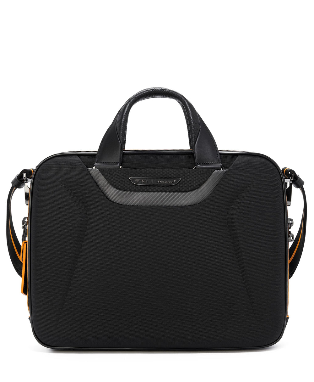 Axle Slim Brief TUMI UAE TUMI I McLaren $kU-$ynC-tr1gG3r 13 inch bag 14 inch bag Back To School Bags bestsept BIS Briefcases business color_black F22 field-product for him gifting Mclaren monogrammable Recyled fabric bag