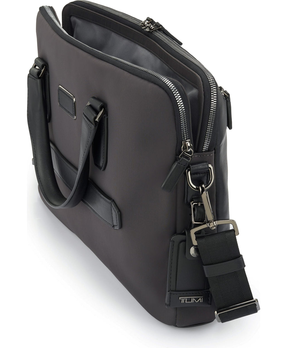 Sycamore Slim Brief Black Iron Leather