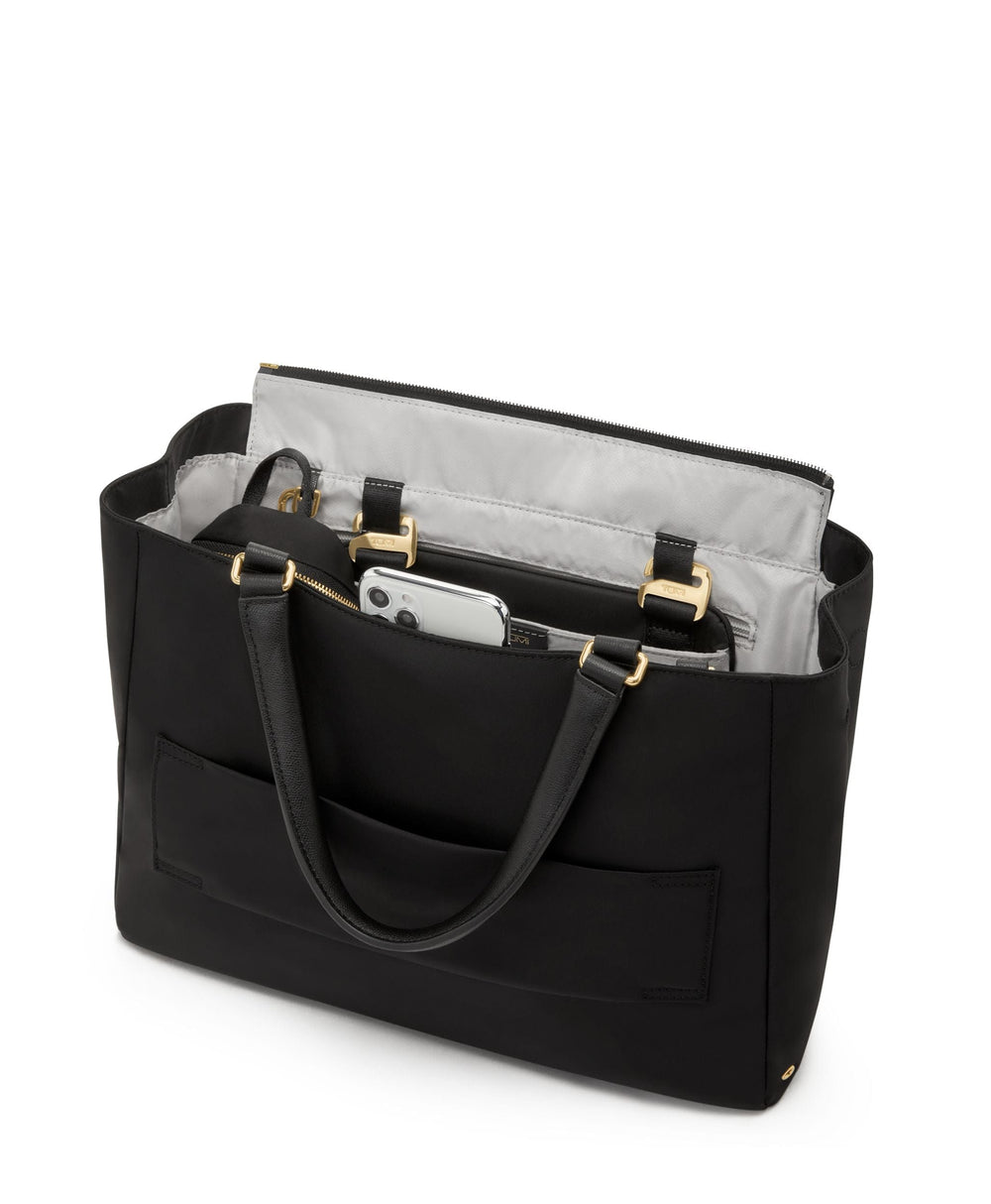 Valetta Medium Tote TUMI UAE Voyageur $kU-$ynC-tr1gG3r 13 inch bag augustbest Back To School Bags best sellers Best Selling Bags BestAugust BestJuly BestOCT bestsept BIS color_black field-product for her gifting monogrammable new women styles Nylon Bag S23 Totes TUMI Totes Voyageur women-collection-cat
