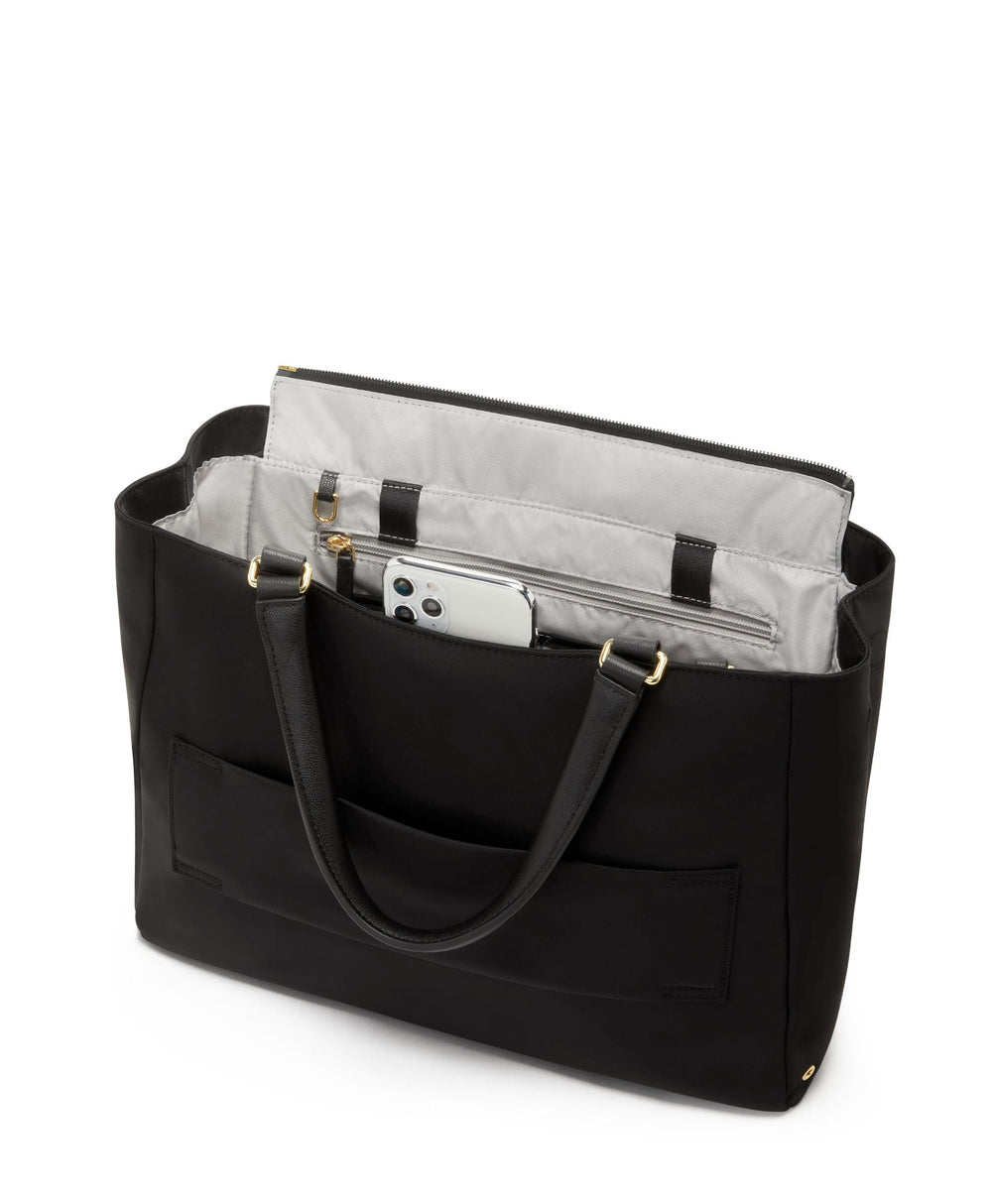 Valetta Medium Tote TUMI UAE Voyageur $kU-$ynC-tr1gG3r 13 inch bag augustbest Back To School Bags best sellers Best Selling Bags BestAugust BestJuly BestOCT bestsept BIS color_black field-product for her gifting monogrammable new women styles Nylon Bag S23 Totes TUMI Totes Voyageur women-collection-cat