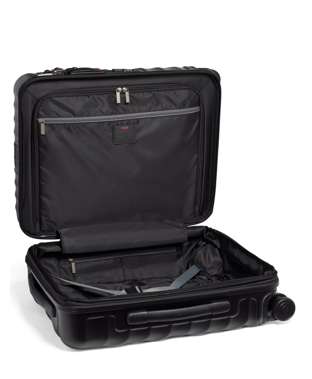 Continental Expandable 4 Wheeled Carry On TUMI UAE 19 Degree $kU-$ynC-tr1gG3r 19 + 19 19 Degree 19 Degree recycled best sellers Best Selling Luggage BestJuly BIS Carry-On Carry-On Luggage color_black continental field-product hardside lightweight Luggage monogrammable Recycled Polycarbonate Luggage S23 Sustainable