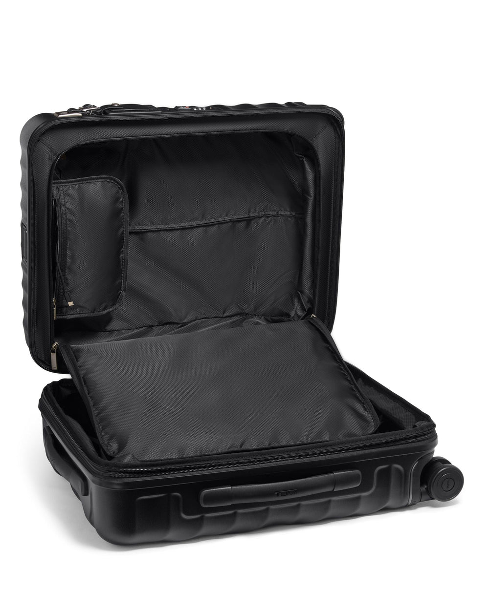 Continental Expandable 4 Wheeled Carry On TUMI UAE 19 Degree $kU-$ynC-tr1gG3r 19 + 19 19 Degree 19 Degree recycled best sellers Best Selling Luggage BestJuly BIS Carry-On Carry-On Luggage color_black continental field-product hardside lightweight Luggage monogrammable Recycled Polycarbonate Luggage S23 Sustainable