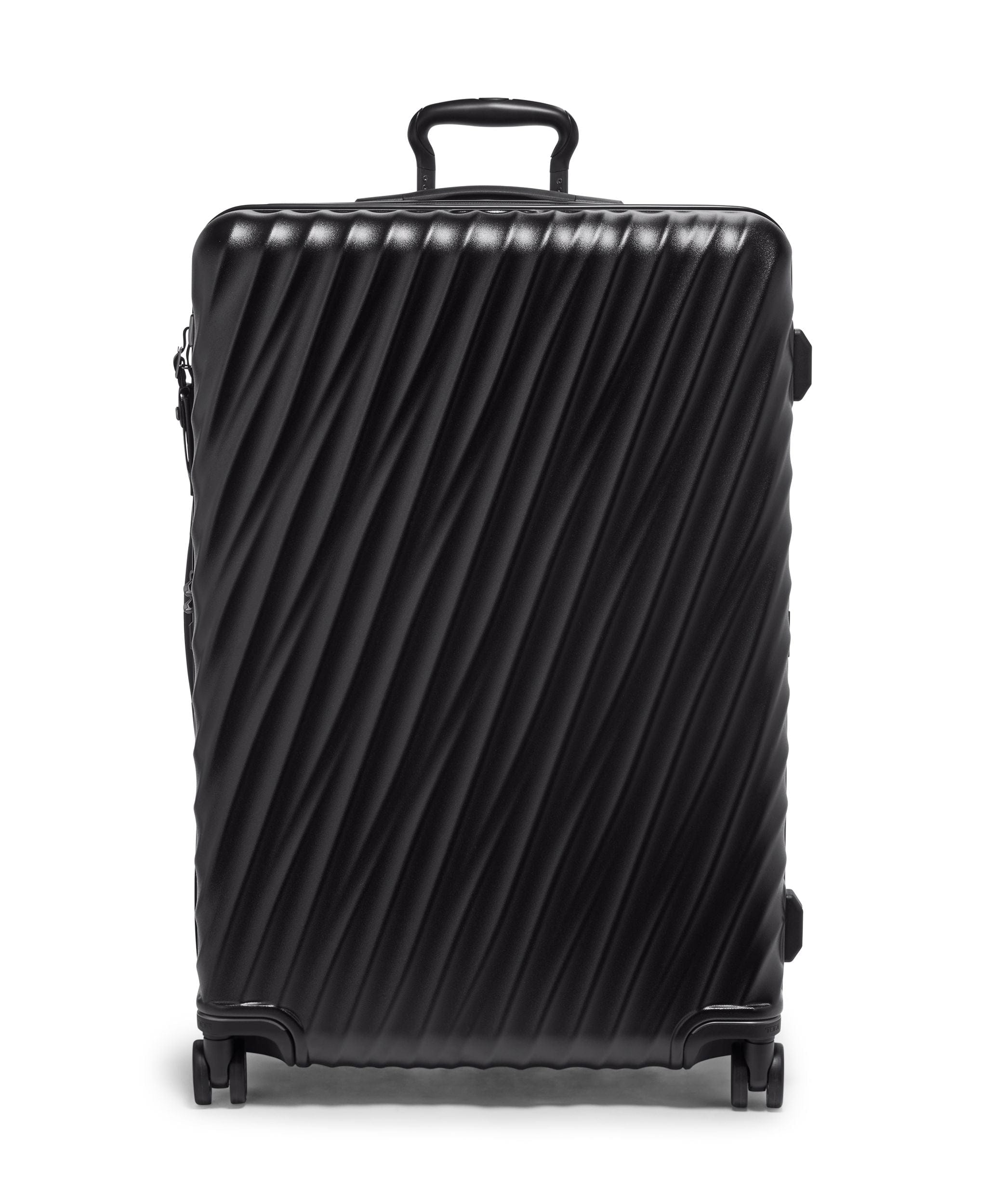 Extended Trip Expandable 4 Wheeled Packing Case TUMI UAE 19 Degree $kU-$ynC-tr1gG3r 19 + 19 19 Degree 19 Degree recycled BestJuly BestOCT BIS Checked Luggage color_black expandable extended trip field-product hardside Luggage monogrammable Recycled Polycarbonate Luggage S23 Sustainable