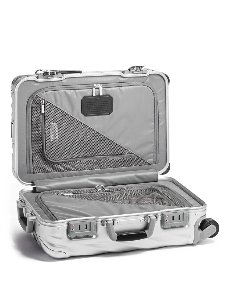 International Carry-On TUMI UAE 19 Degree Aluminum $kU-$ynC-tr1gG3r 19 + 19 19 Degree Aluminum aluminum augustbest BestAugust bestsept BIS Carry-On Carry-On Luggage color_grey field-product for her for him Full Priced gifting hardside hardsided international Luggage monogrammable premium gifts Ramadan2024 Silver