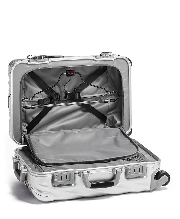 International Carry-On TUMI UAE 19 Degree Aluminum $kU-$ynC-tr1gG3r 19 + 19 19 Degree Aluminum aluminum augustbest BestAugust bestsept BIS Carry-On Carry-On Luggage color_grey field-product for her for him Full Priced gifting hardside hardsided international Luggage monogrammable premium gifts Ramadan2024 Silver